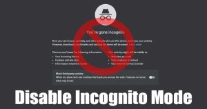 Read more about the article Disable Incognito Mode Chrome Windows 10